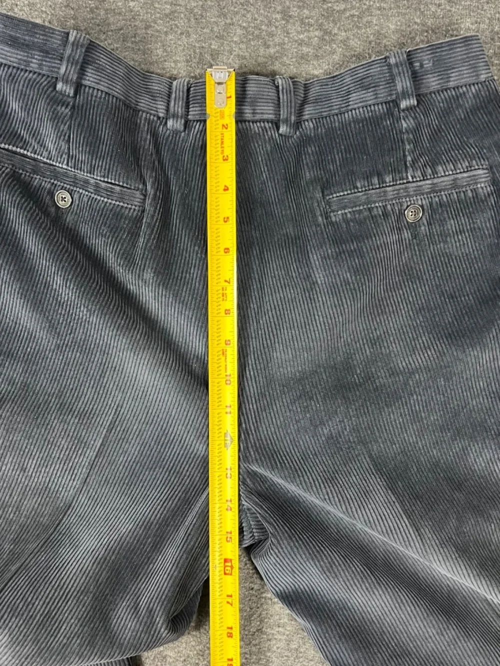Vintage Brooks Brother Elliot Double Pleated Corduroy Pants Men's 35x32 Faded